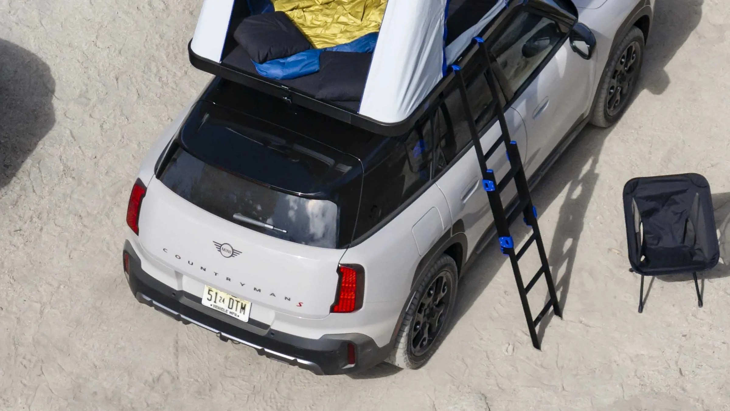 Mini’s new rugged tent-topped Countryman even got its own camping gear