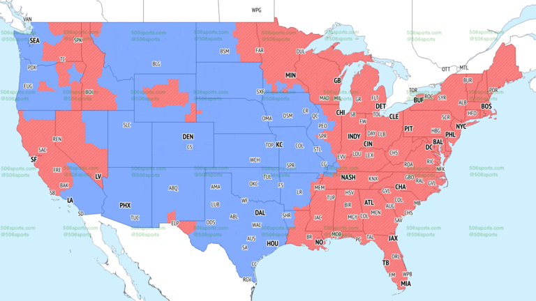 Here are the TV broadcast map and announcers for the Chargers at Chiefs ...