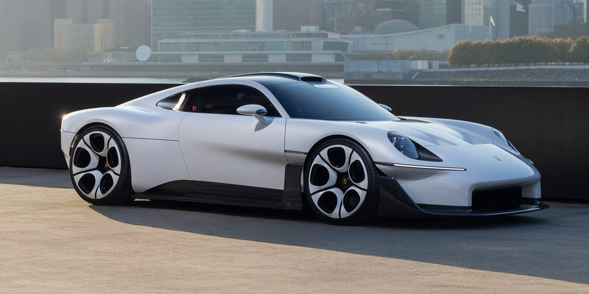 View interior and exterior photos of the Porsche Mission S concept car