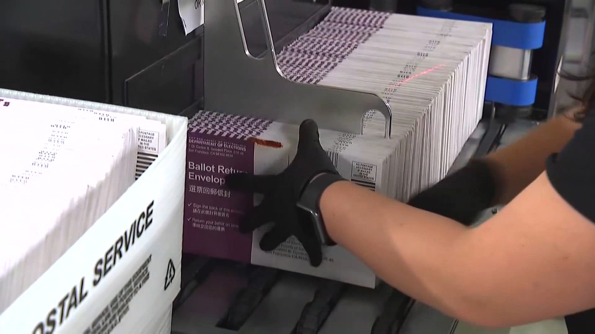 Suspicious white powder sent to election offices in 3 states