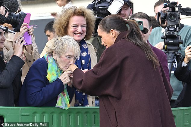 Meghan says 'it's wonderful to be back' as she and Harry make their ...
