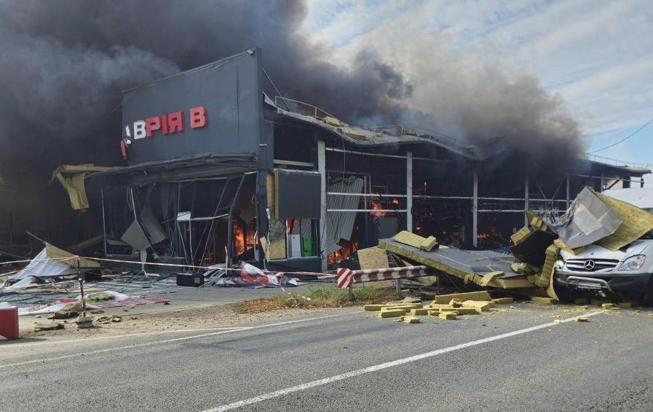 Russia strikes supermarket near Ukraine's Odesa with jet-powered drone