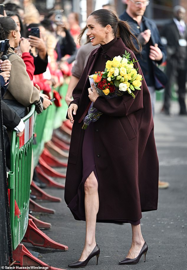 Meghan says 'it's wonderful to be back' as she and Harry make their ...