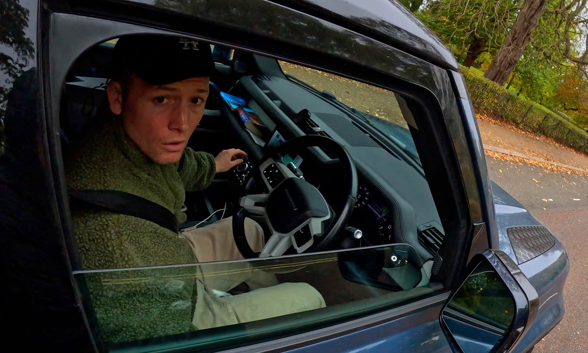 Moment Highway Code vigilante CyclingMikey catches Taron Egerton using ...