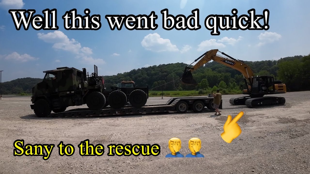 Watch our truck show turn into a rescue!