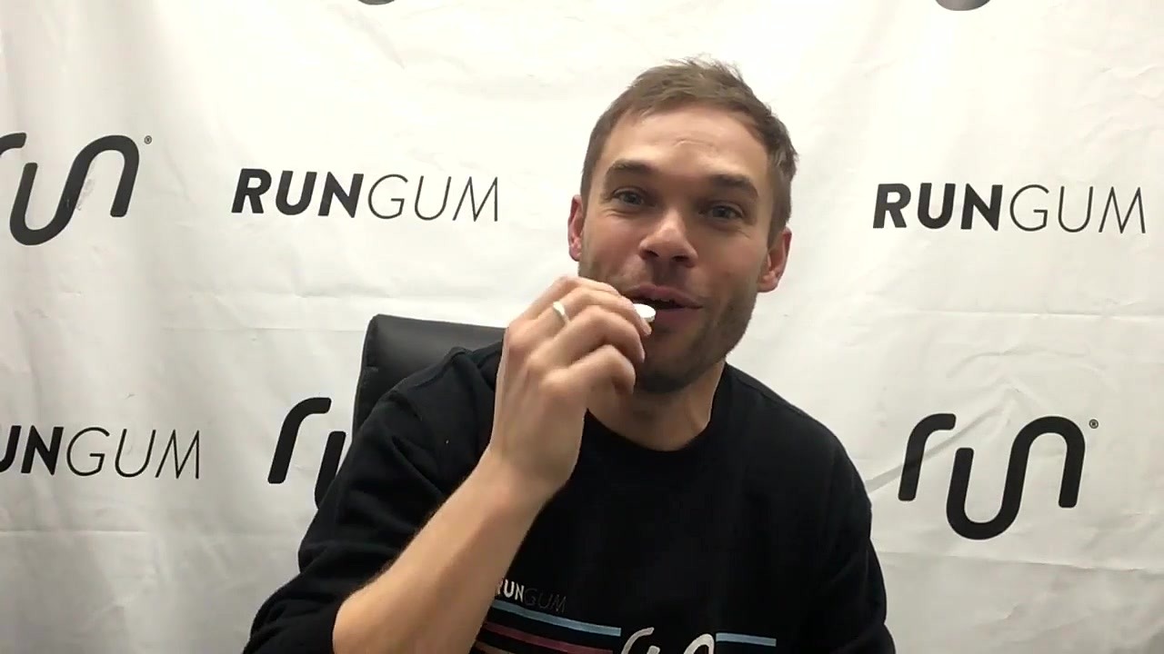 Nick Symmonds reviews Run Gum, his caffeinated chewing gum