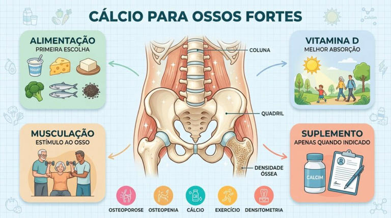 Cálcio da comida antes do suplemento: entenda o motivo da orientação a ...