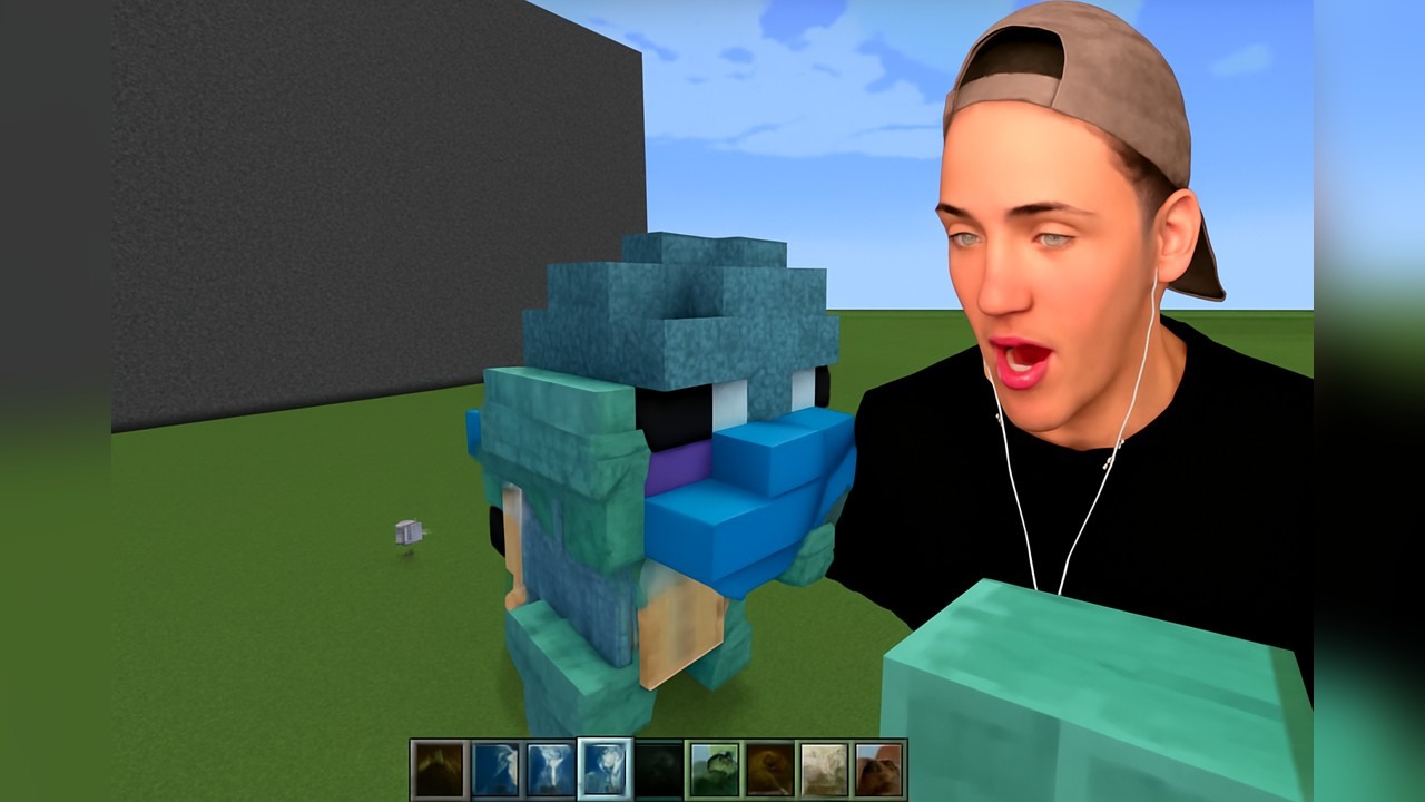 BeckBroJack hires a pro builder for a Pokémon Minecraft build battle ...