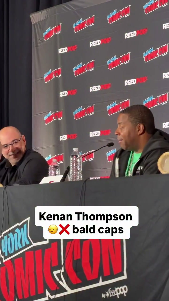 Kenan Thompson hates bald caps - NYCC