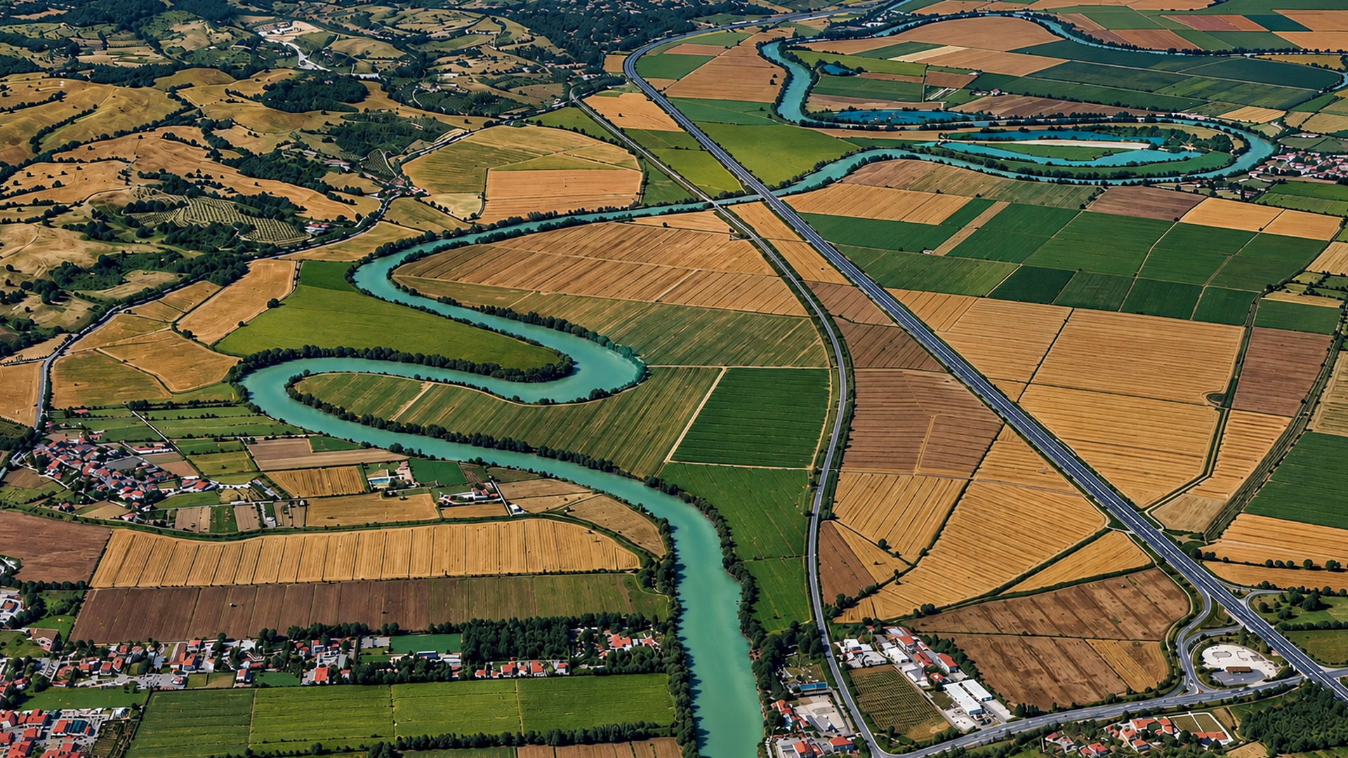 El río Tíber muestra otra cara del paisaje italiano