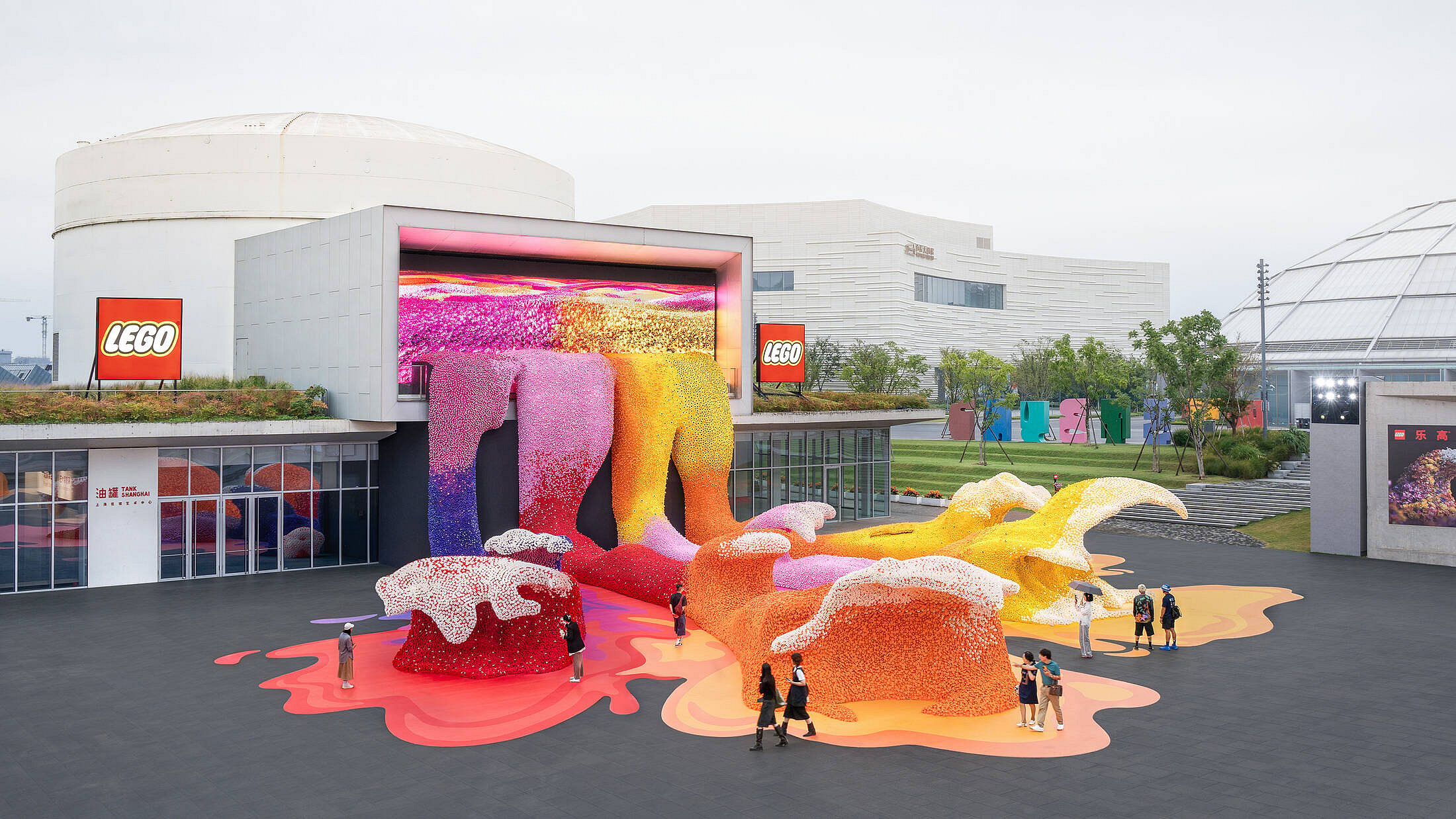 Inside the Lego Bloom exhibition in Shanghai