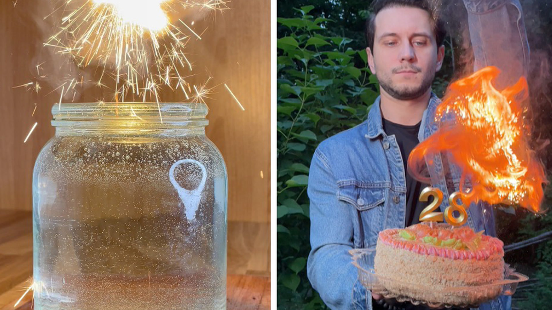 What happens during these fascinating science experiments with fire?