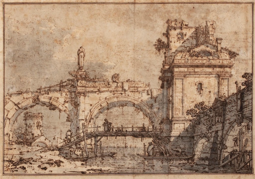 Rare Canaletto drawing discovered after centuries, heads to auction