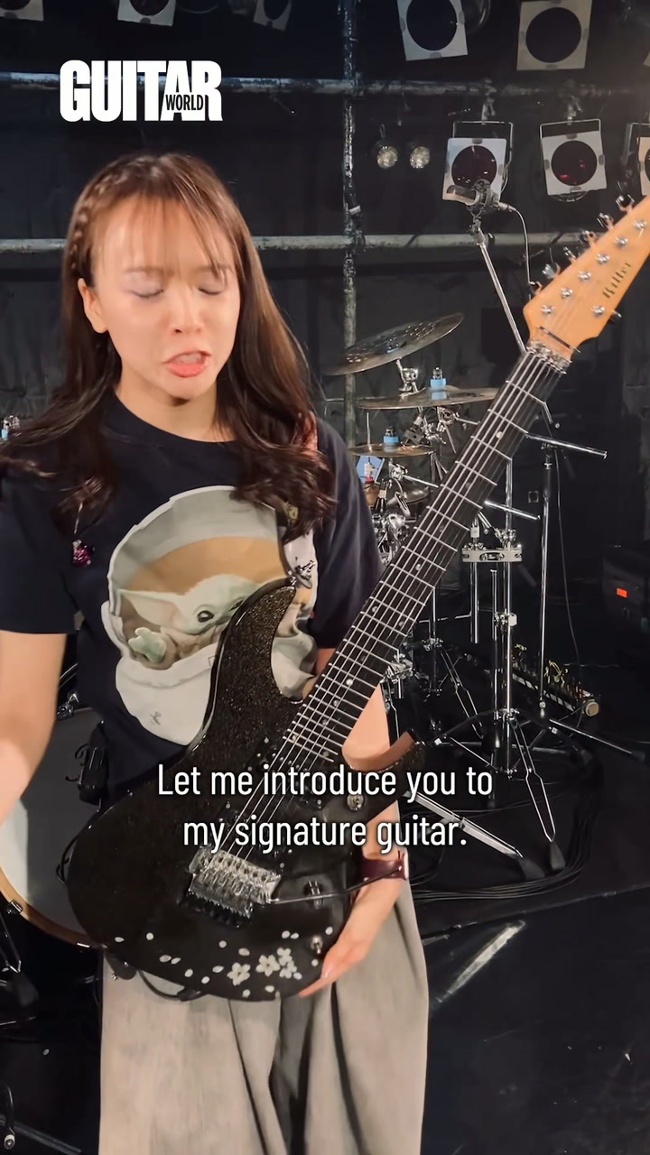 SAKI unveils her signature 7-string killer guitar