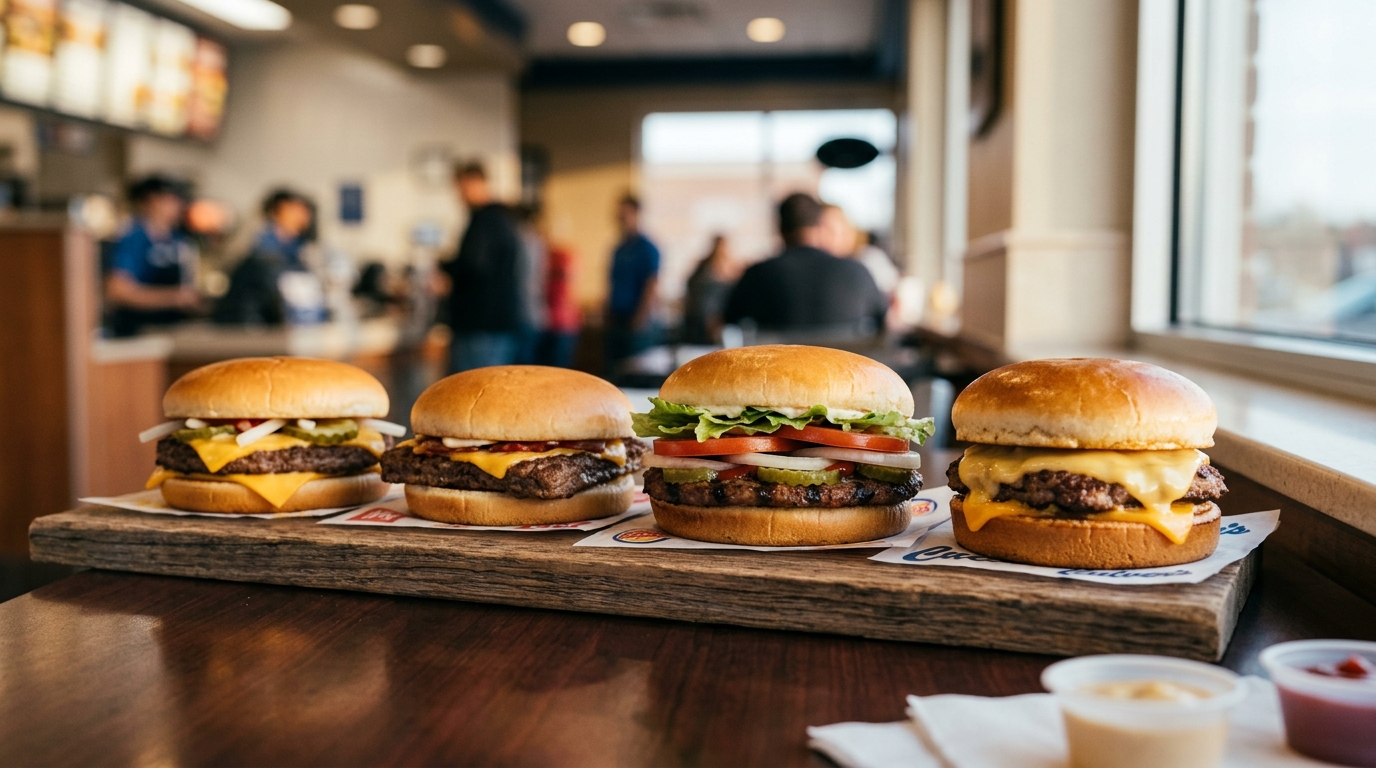 Ranked signature fast-food cheeseburgers from 4 major chains, and the ...