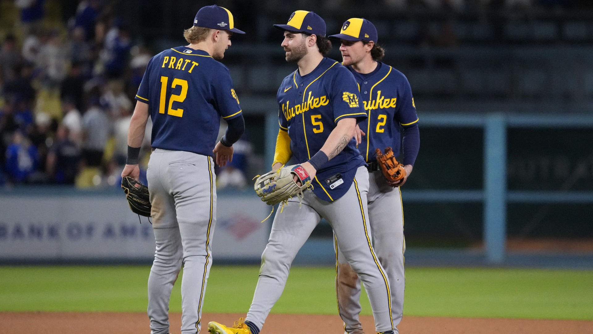 Brewers push Dodgers to brink in stunning MLB playoff run