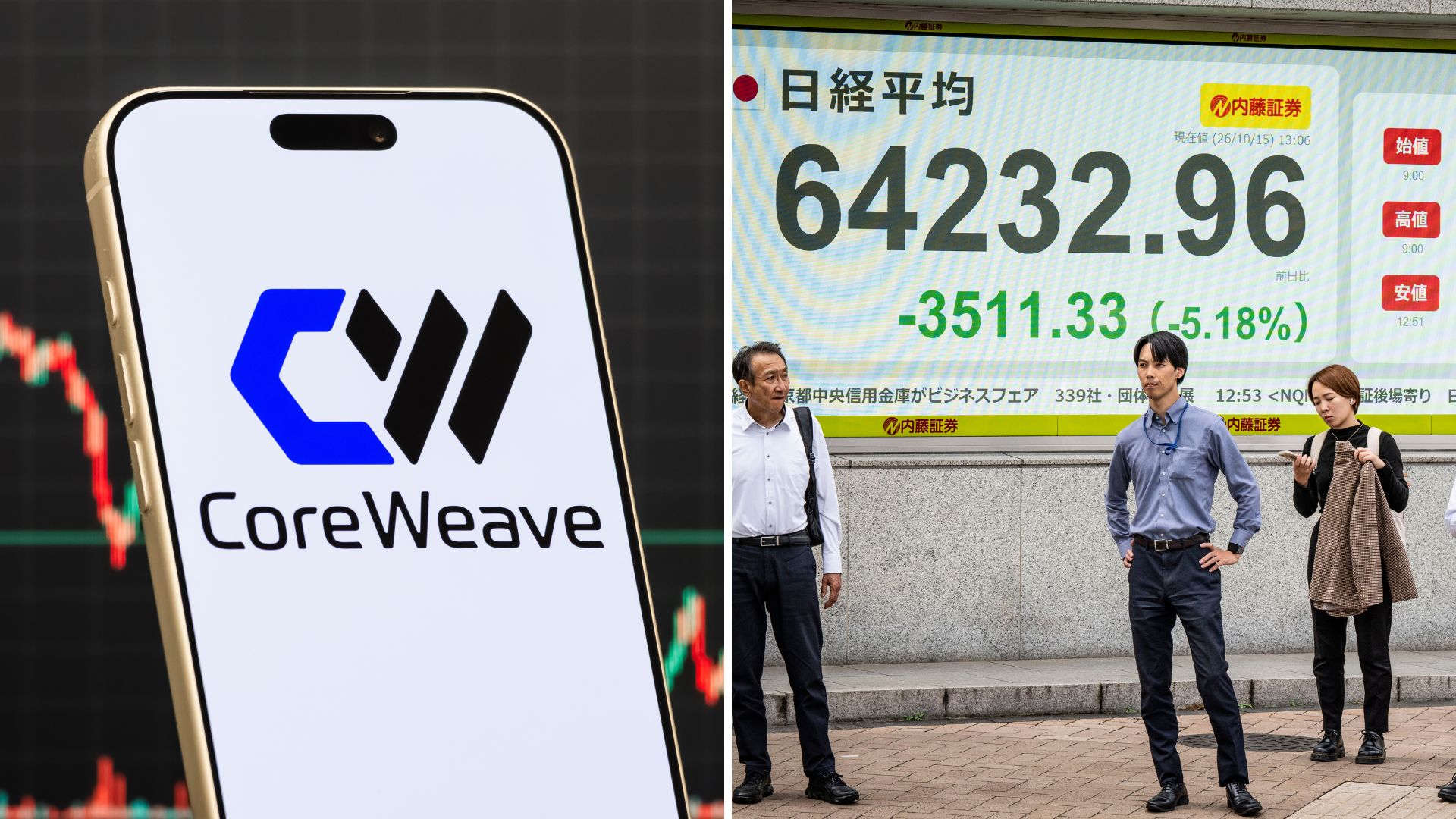 Global AI stocks plunge as $1.6 trillion is wiped out and CoreWeave debt yields top 16%, fueling bubble fears
