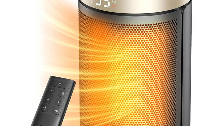 Amazon is selling a portable space heater with its own thermostat for $35