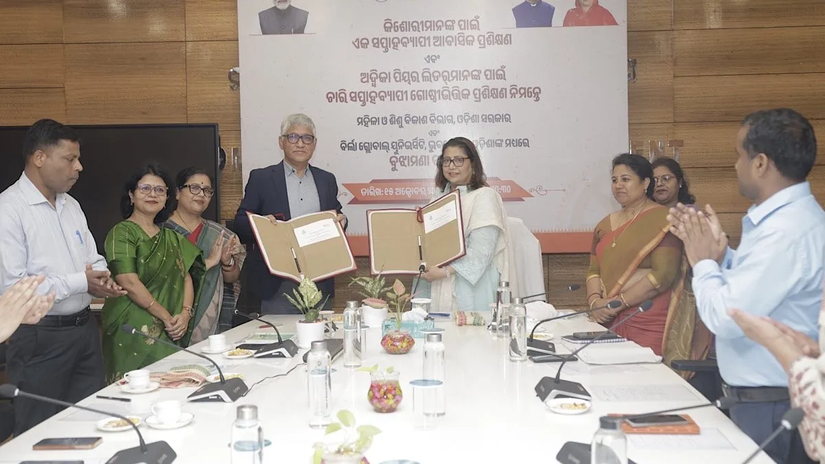Odisha signs MoU for adolescent girls’ skill development