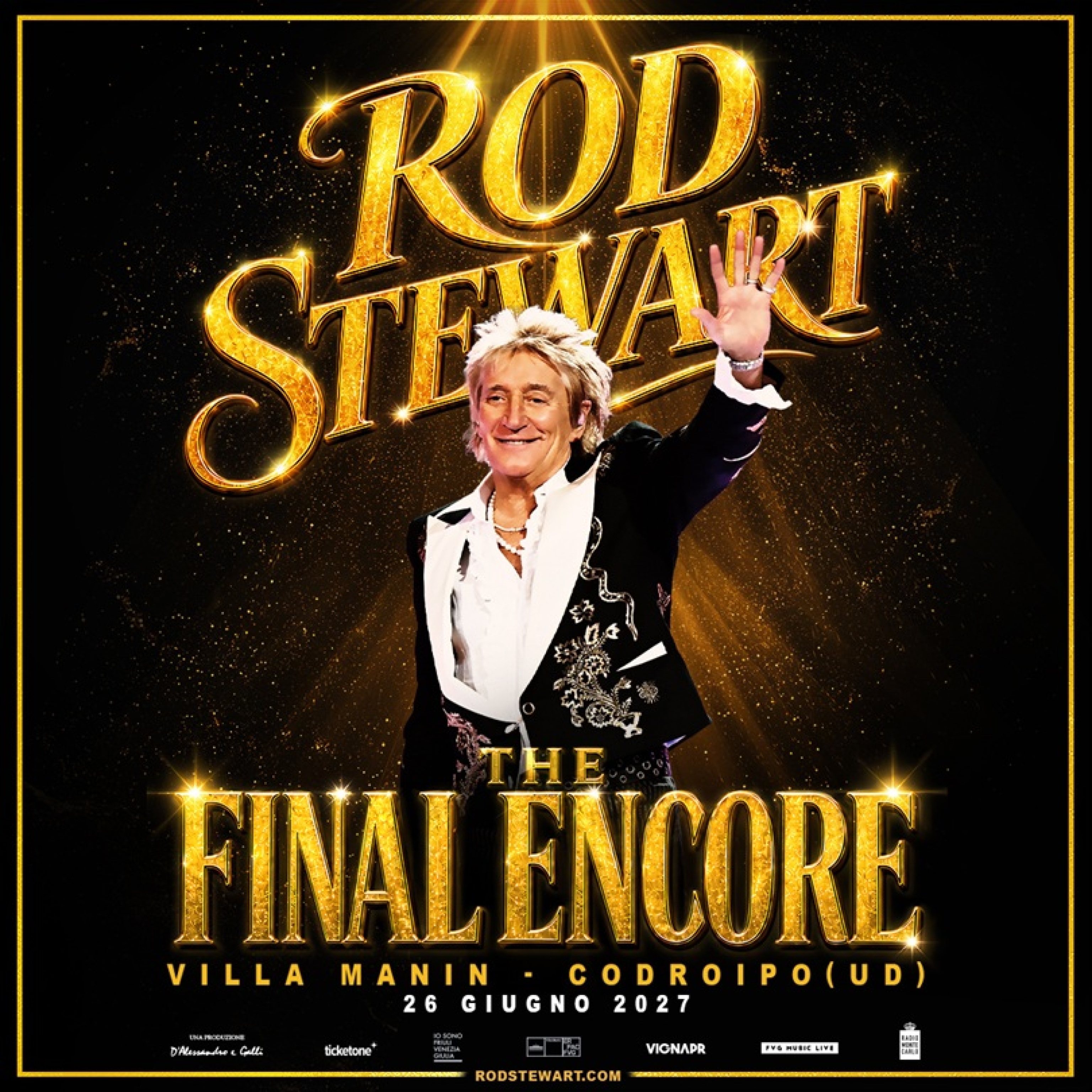 Rod Stewart annuncia The Final Encore, l'ultimo tour della sua carriera