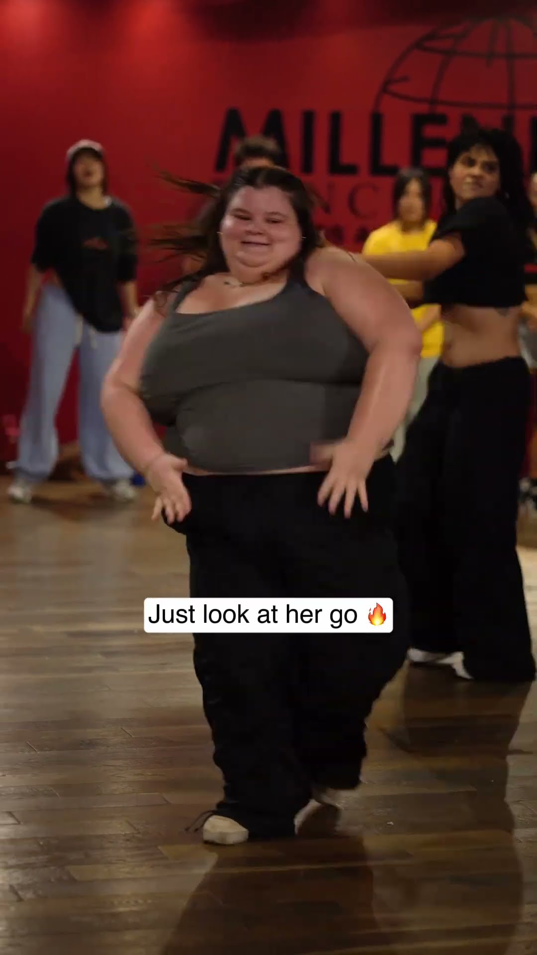 Lizzy overcomes fear of dancing in front of people ️