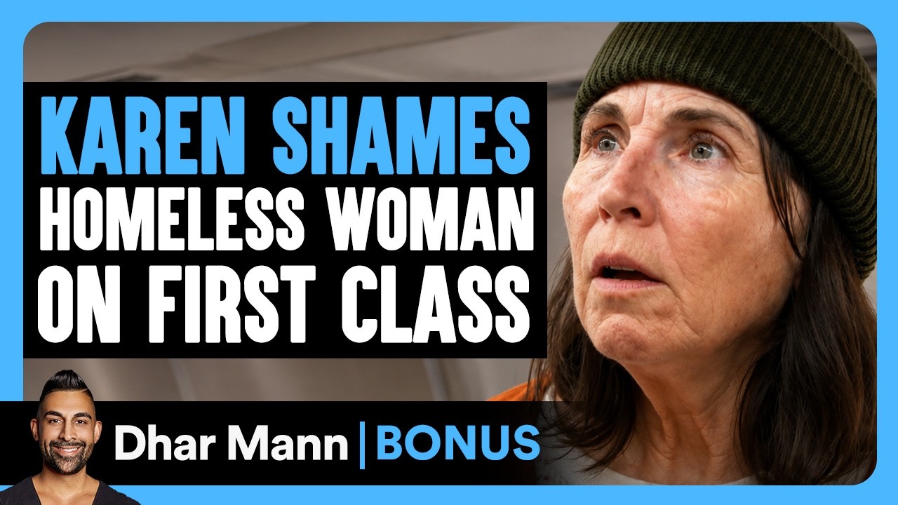 Homeless woman shamed on first class