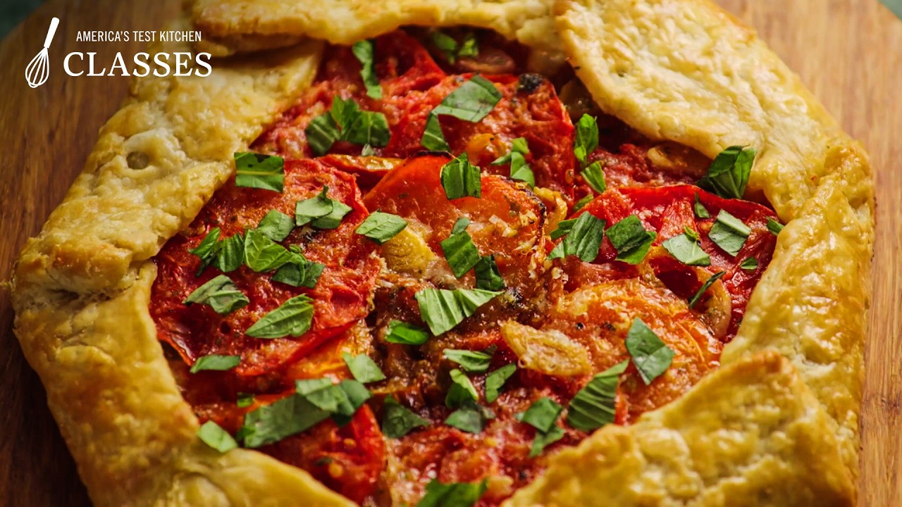 Use summer tomatoes for a fresh tomato galette ATK classes