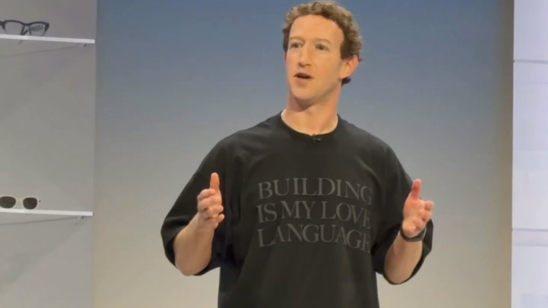 Mark Zuckerberg ushered in a new category of glasses, audio only ones