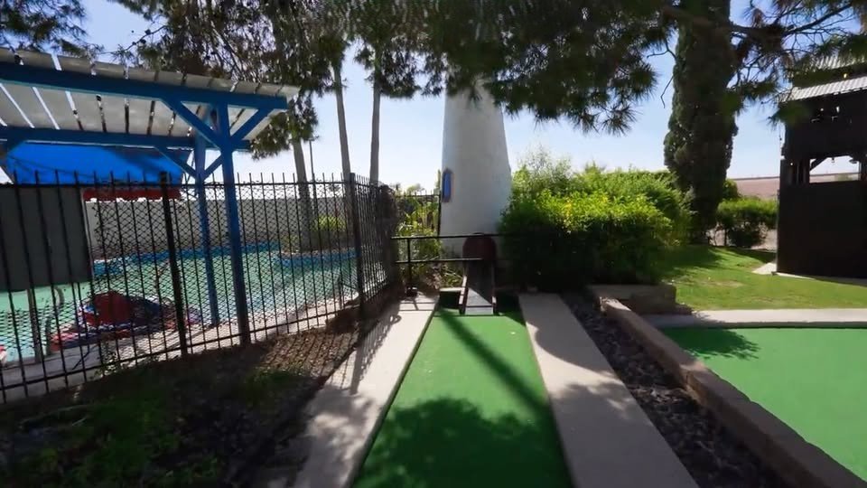 Chasing a hole-in-one record at mini golf