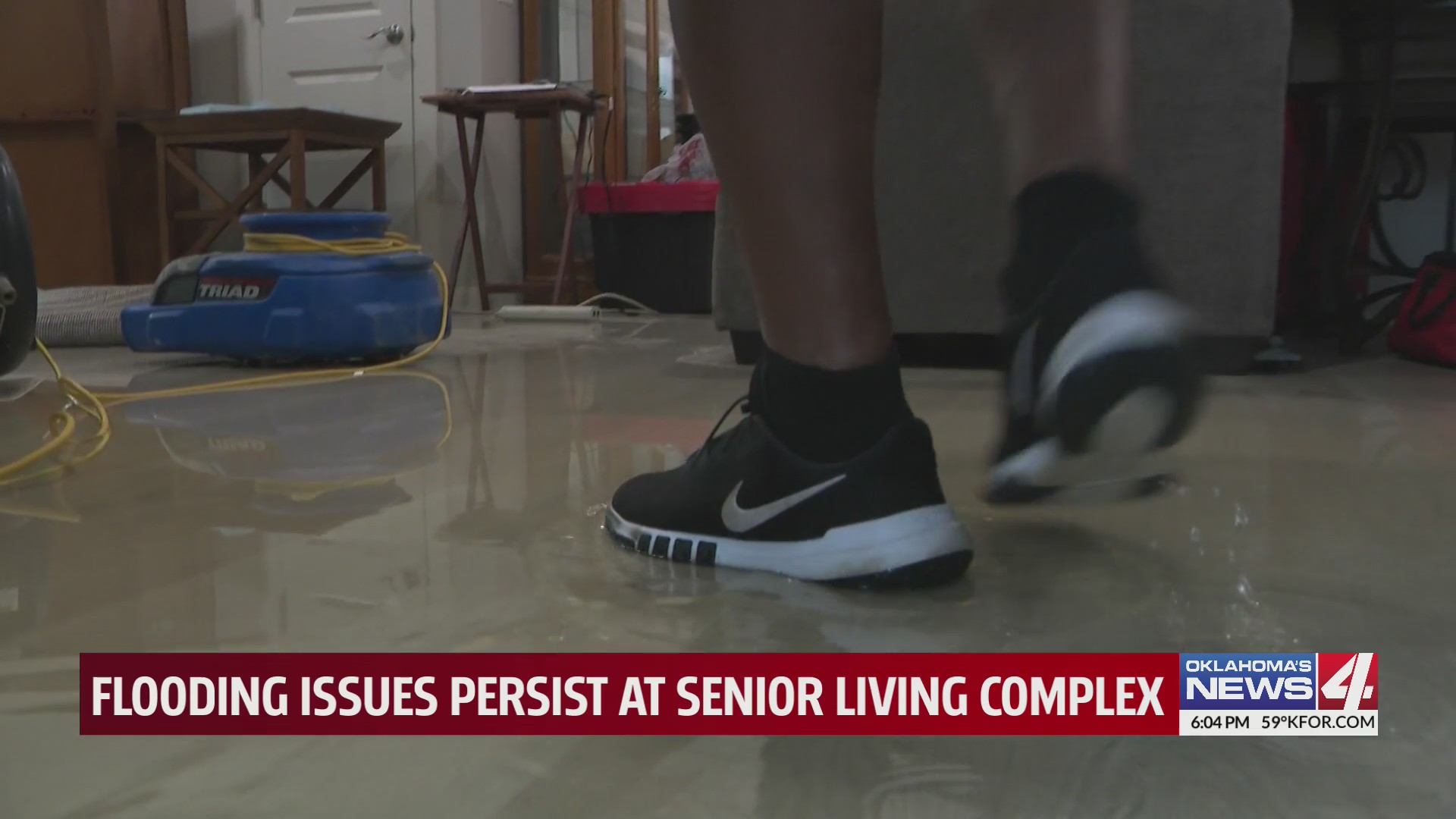Tenants face repeated flooding at apartment complex for elderly renters