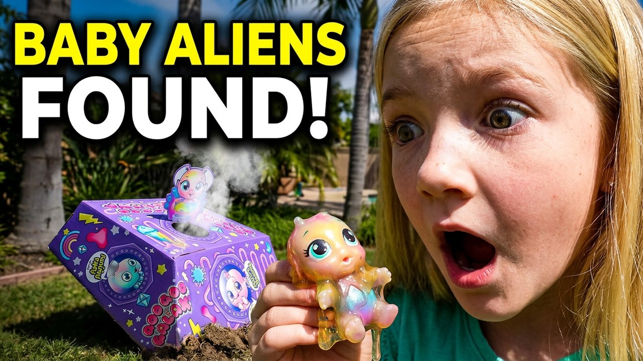 Space pod crash landed in our backyard! Abandoned baby aliens found ...