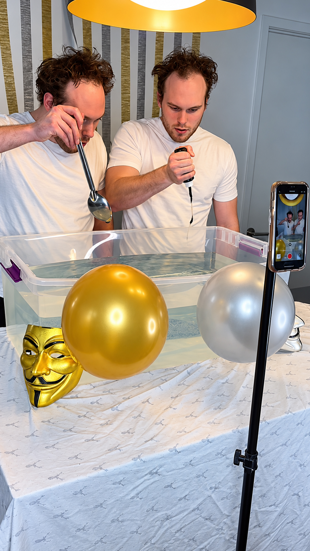 Unveiling our dark water disguise stunt