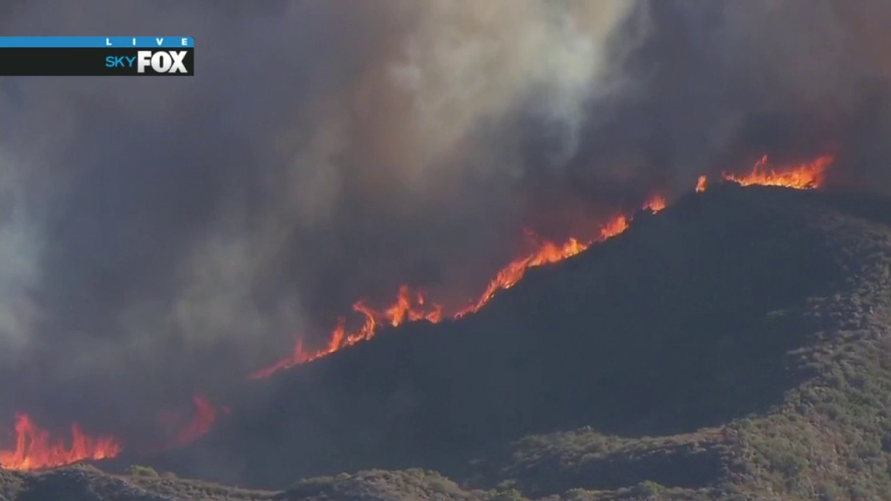 Bryson fire breaks out in Malibu