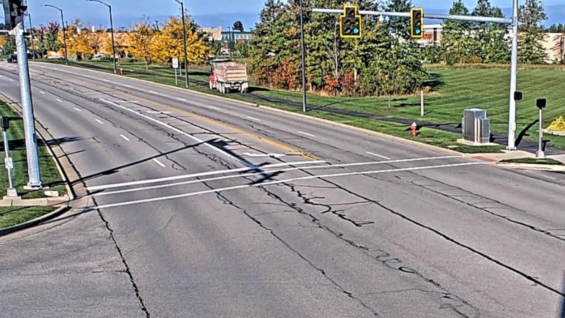 Avon Chili's crash: Surveillance video shows dump truck moving off road ...