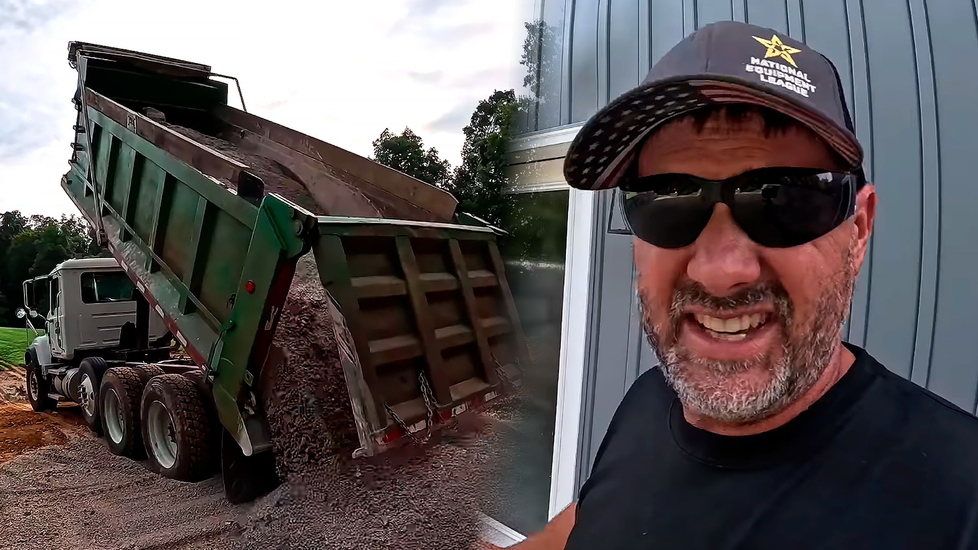 We raced the storm with power rake ⏱️