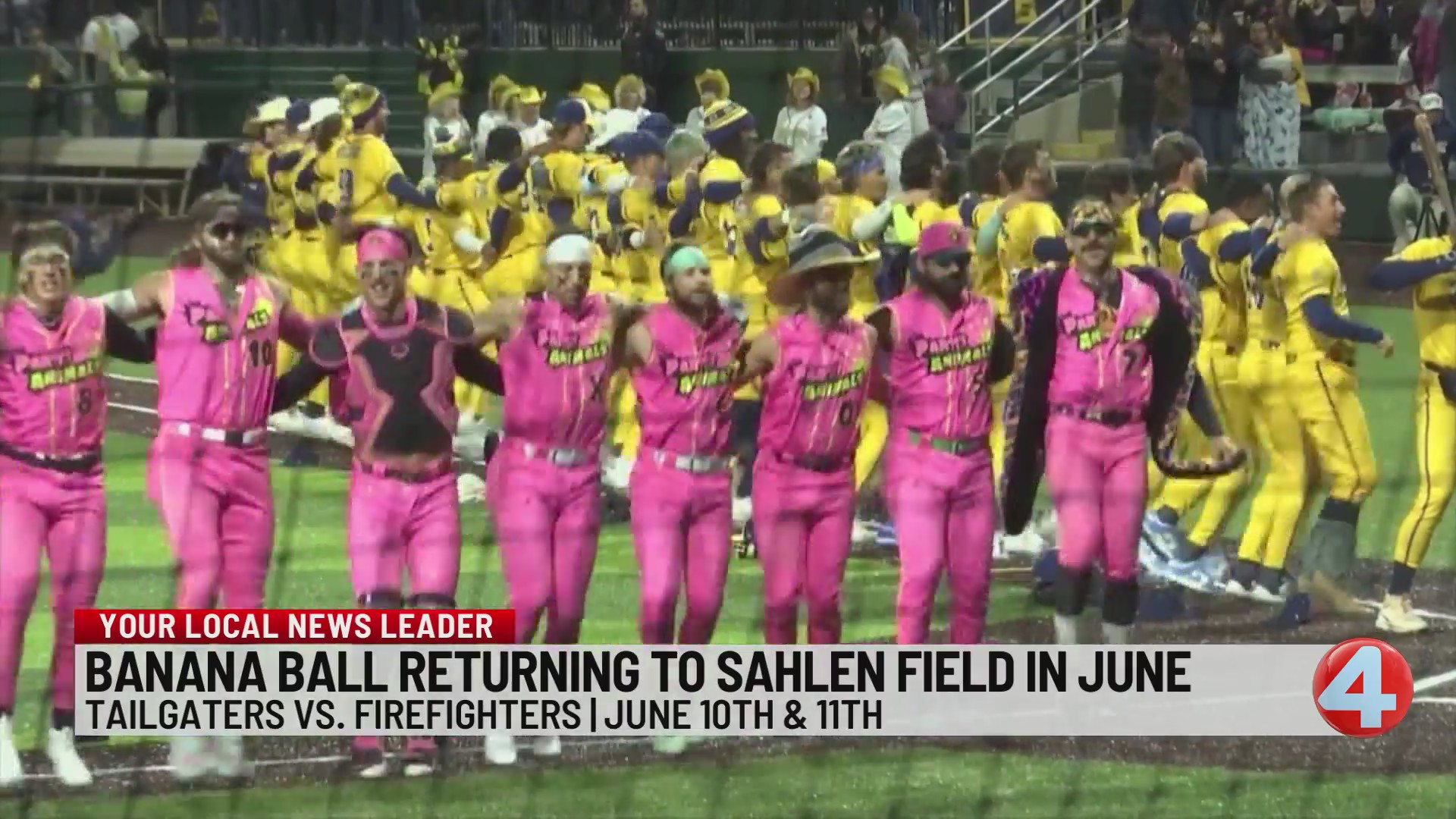 Banana Ball returning to Sahlen Field in June