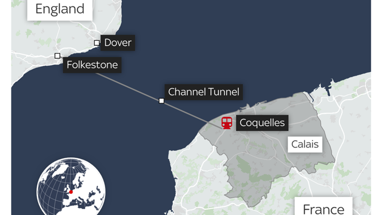 19 injured after Channel Tunnel collision between bus and train