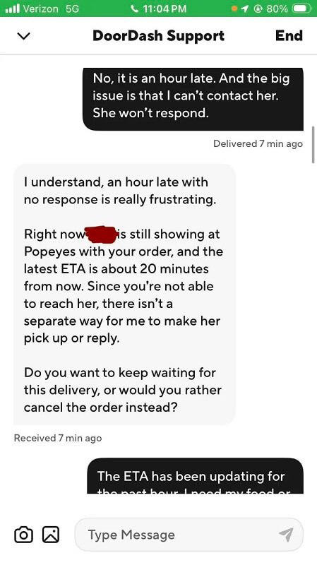 DoorDash customer says chatbot offered a full refund, then denied one ...