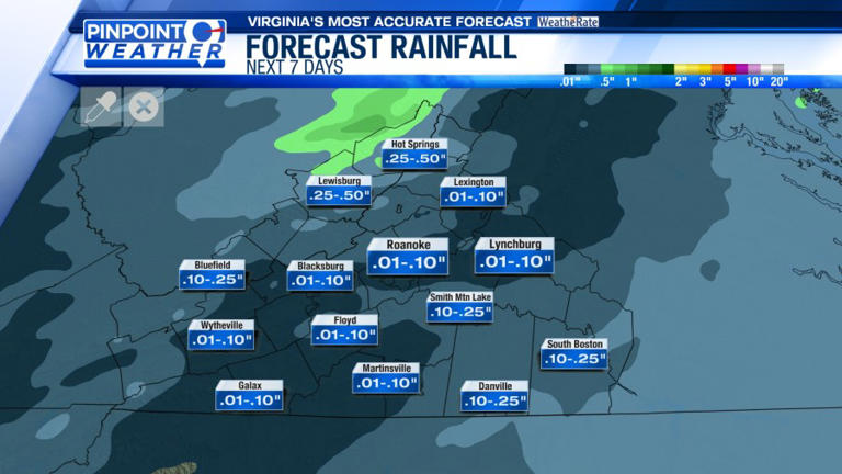 Pinpoint weather: Friday warm, weekend much cooler