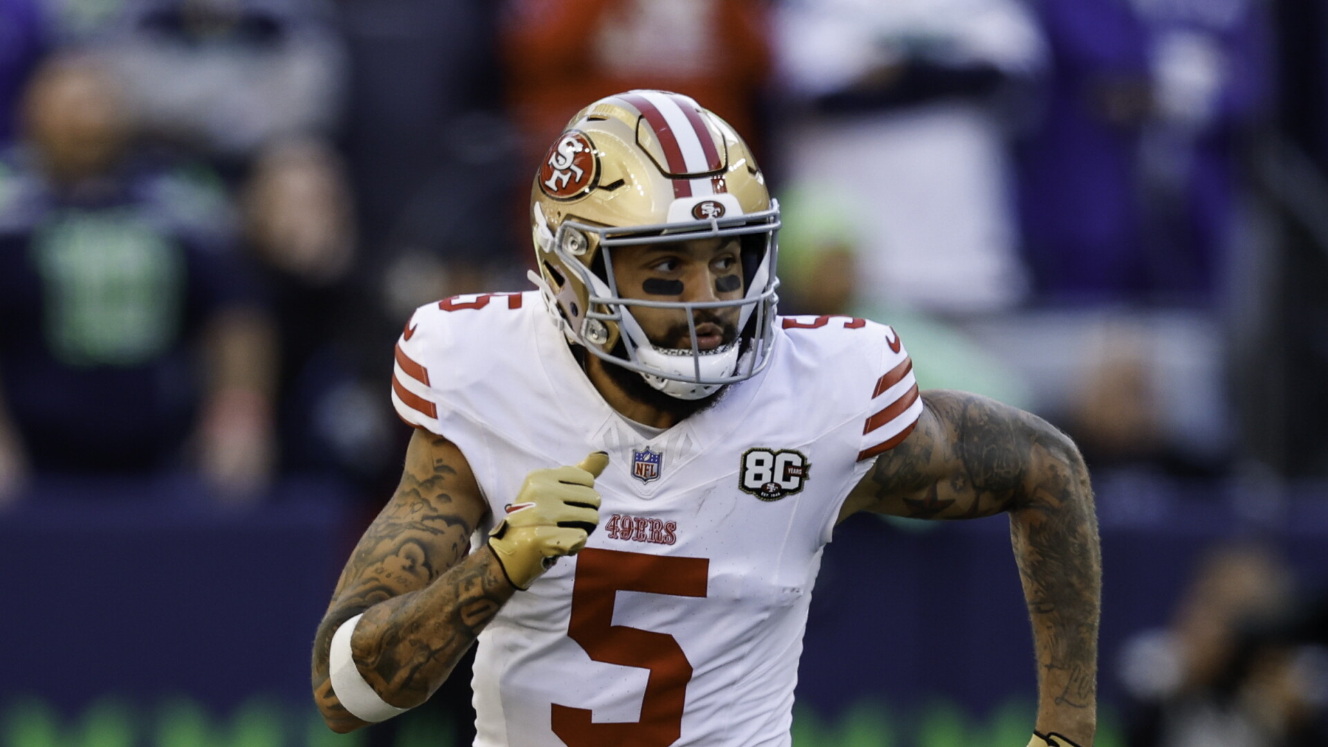 49ers WR Mike Evans misses practice with Achilles soreness