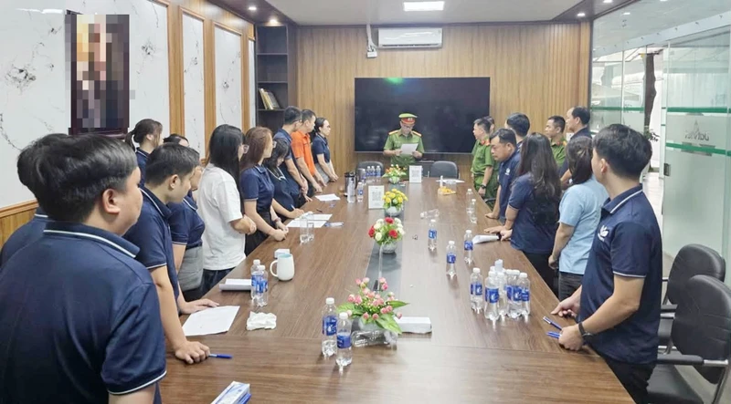 Công an Bắc Ninh khởi tố 5 vụ án, bắt giam 8 bị can chỉnh sửa kết quả quan trắc môi trường