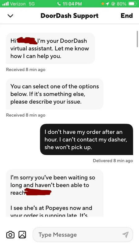 DoorDash customer says chatbot offered a full refund, then denied one ...