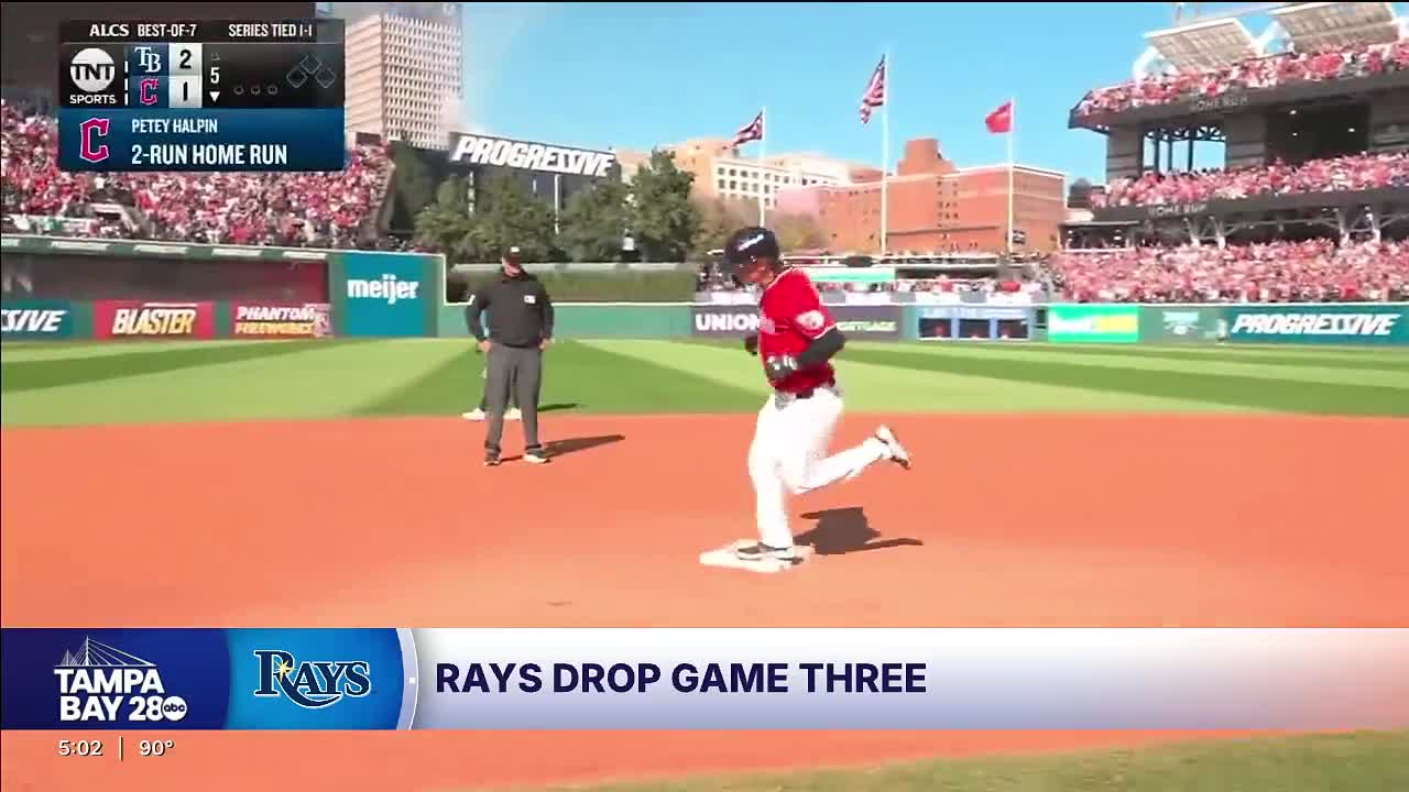 Rays lose ALCS game 3, 3-2
