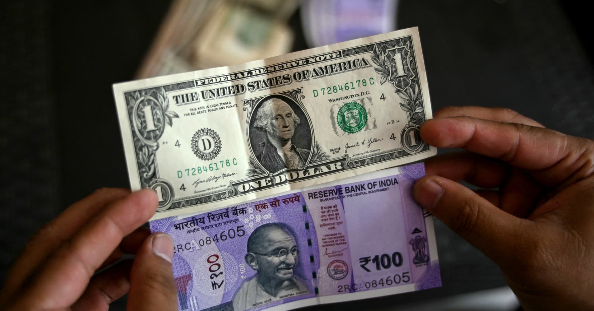 India's rupee forecast to weaken toward 100-per-dollar level even as ...