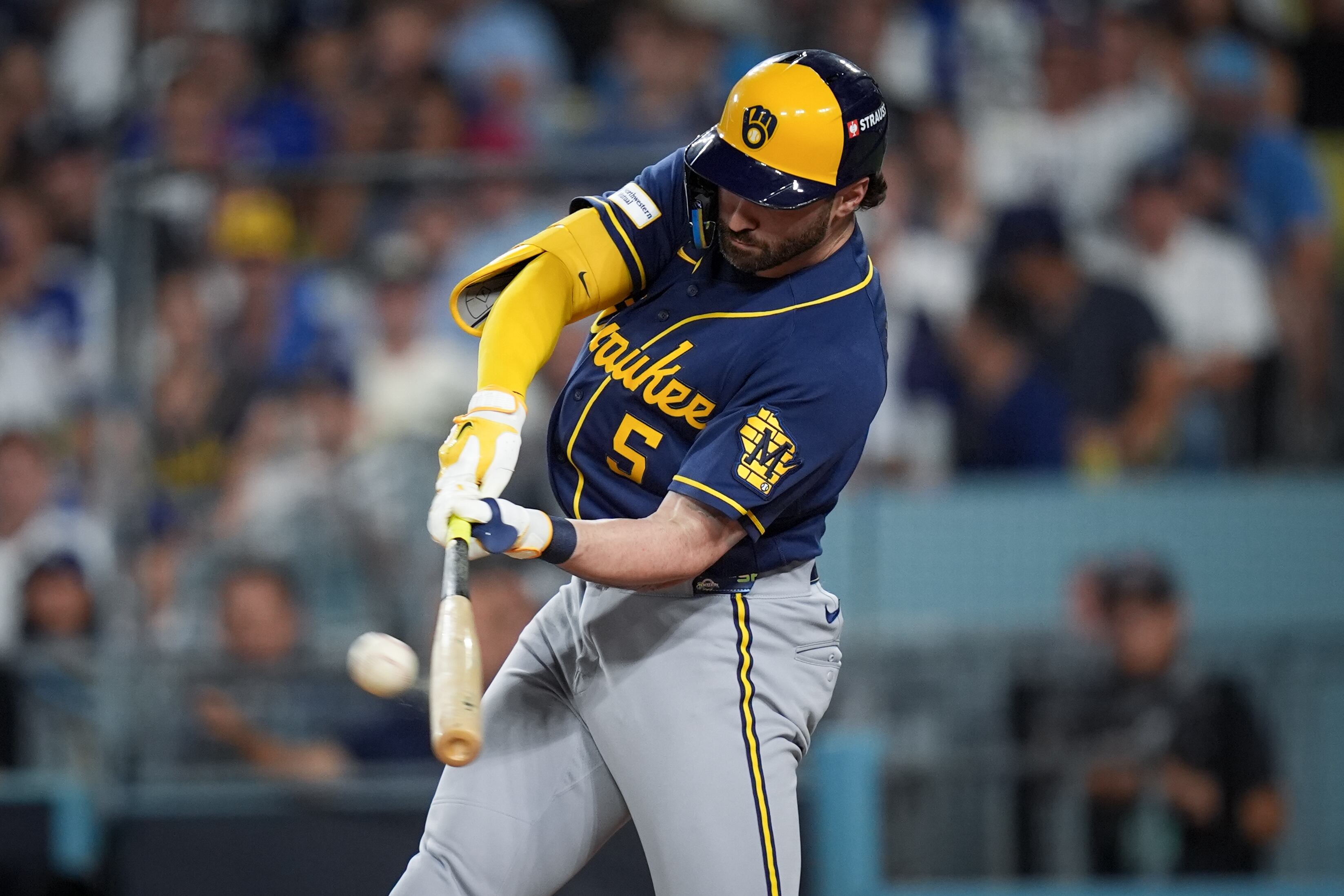 Brewers sweep Dodgers in NLCS to reach the World Series for first time ...
