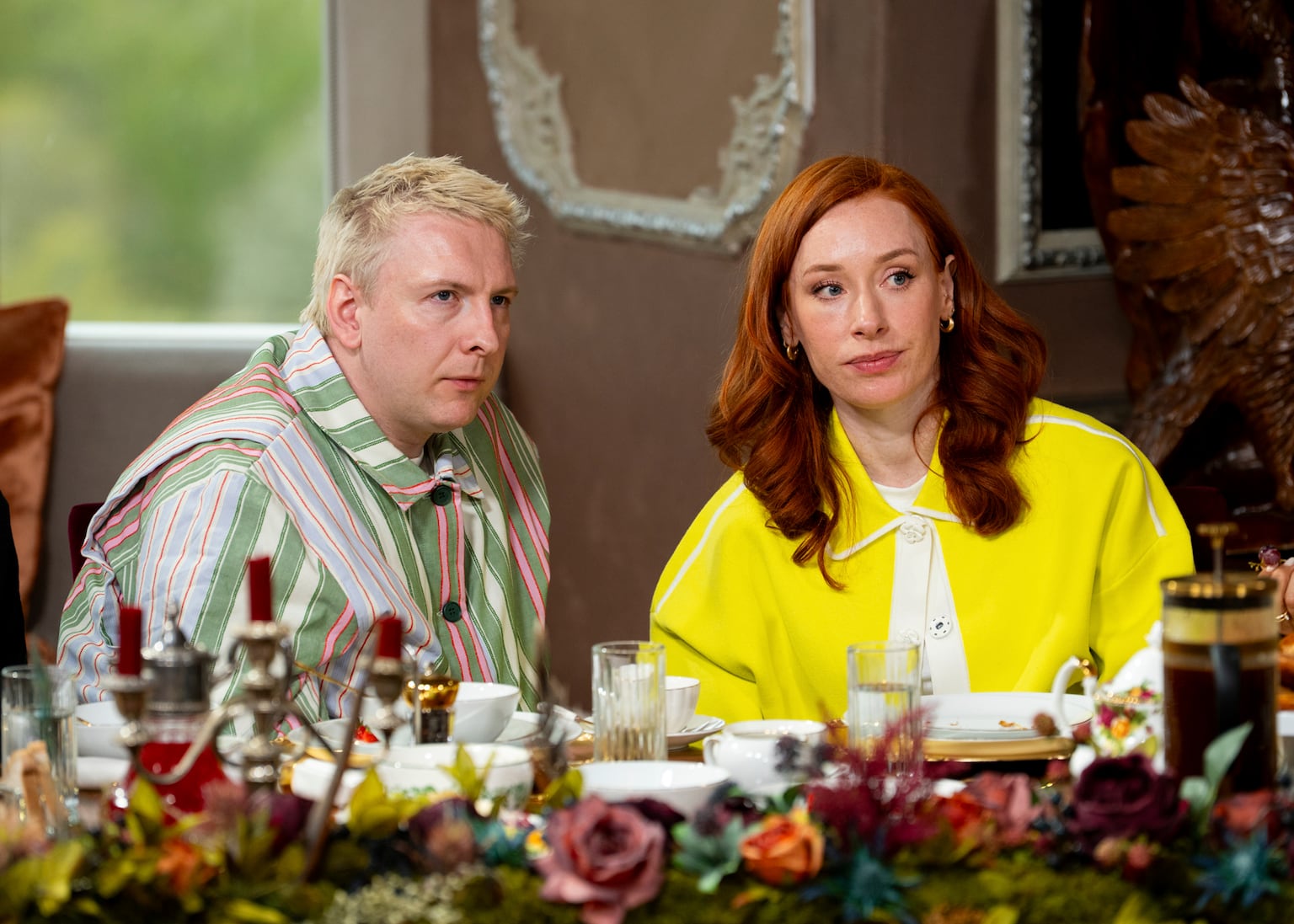 Celebrity traitors unsettled at round table after 'death parade' splits ...