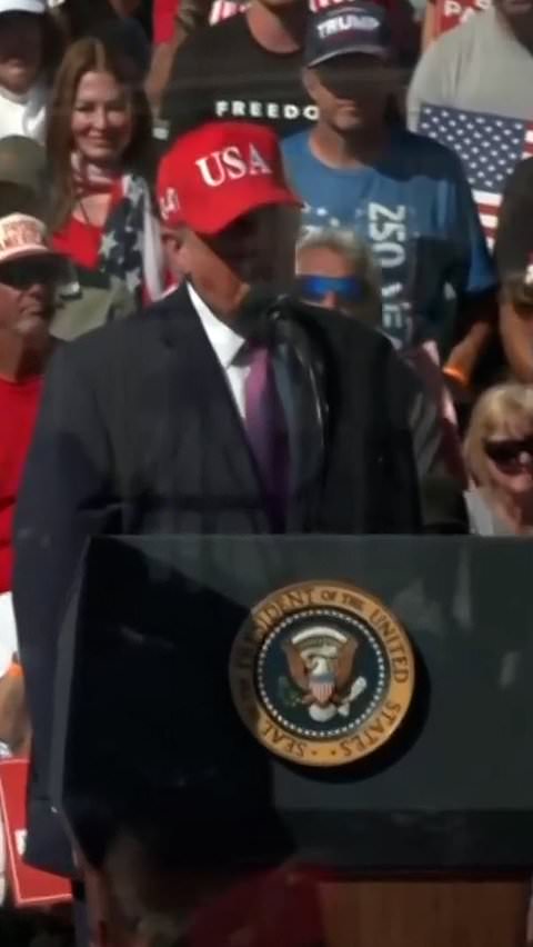 Trump asks Arizona rally crowd who wants to be president of Iran