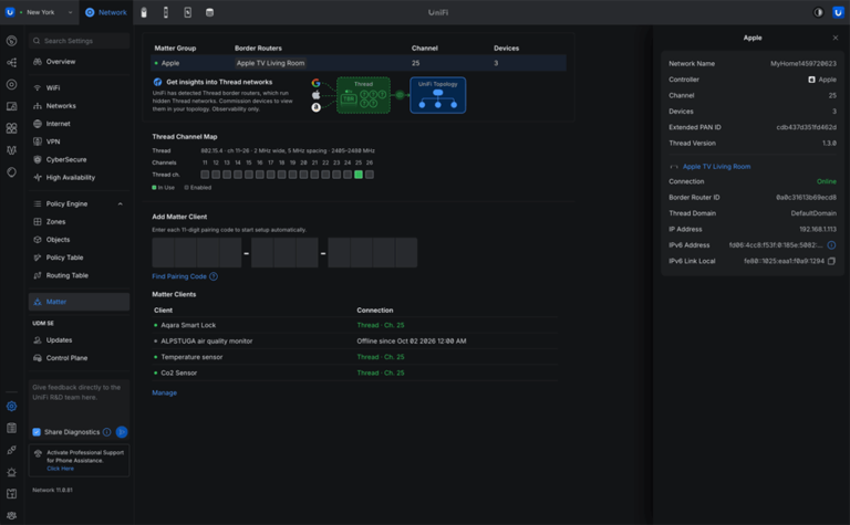 Ubiquiti's Network 11, released: WiFi uplink, Matter Thread support ...