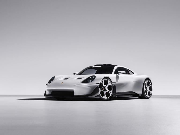 View interior and exterior photos of the Porsche Mission S concept car