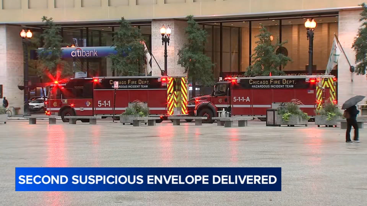 Suspicious letters prompt hazmat responses at 2 Cook County government ...